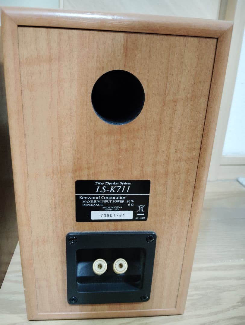 【極美品】KENWOOD 2WAYスピーカーシステム LS-K711
