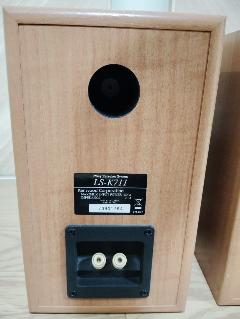 【極美品】KENWOOD 2WAYスピーカーシステム LS-K711