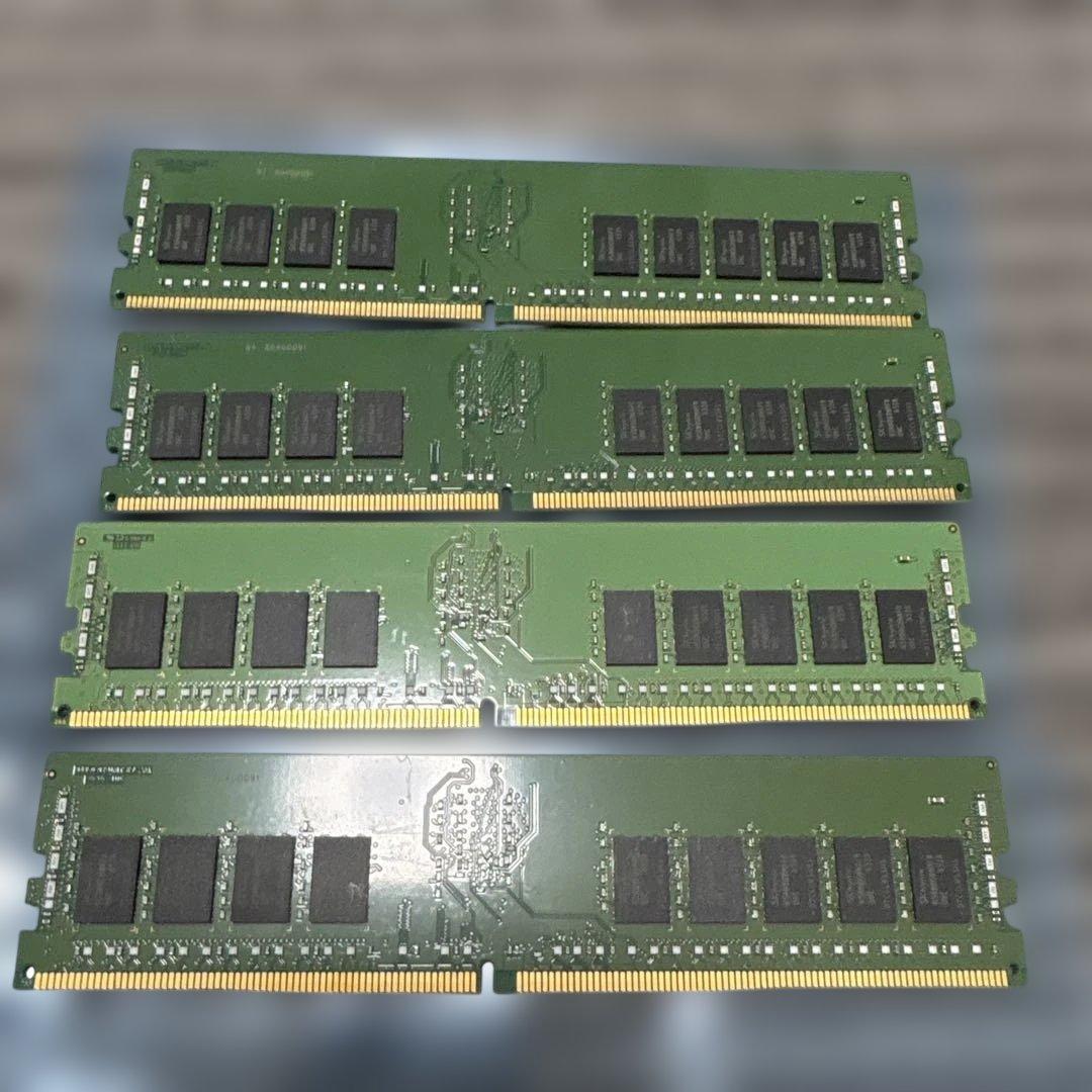SK Hynix 16GB DDR4 2400メモリー4枚セット合計64GB