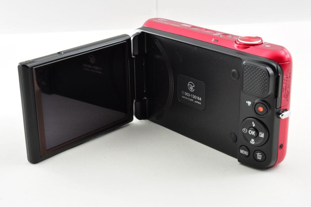 美品　Nikon COOLPIX S6600 レッド　コンデジ デジカメ カメラ