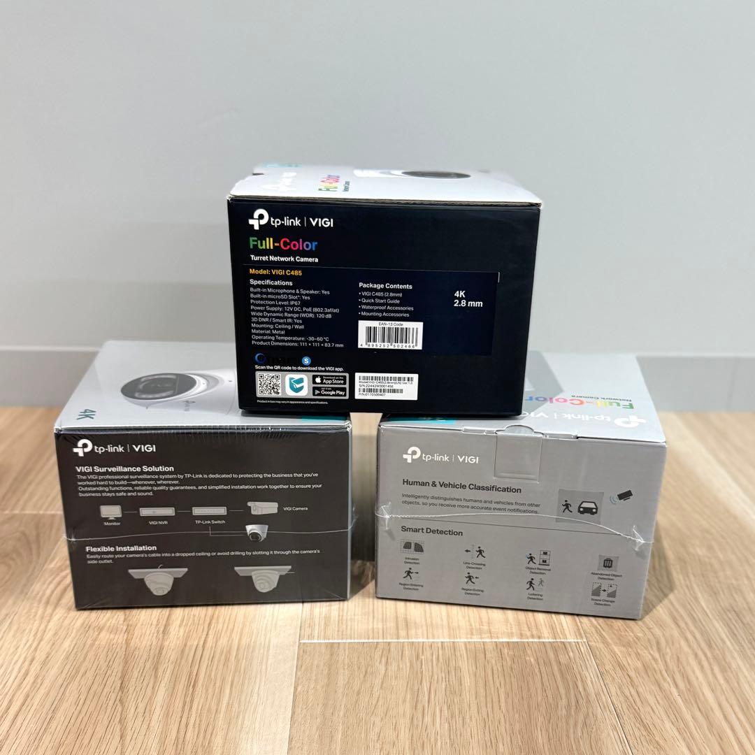 TP-link　VIGI C485　ネットワークカメラ　監視カメラ　3個セット