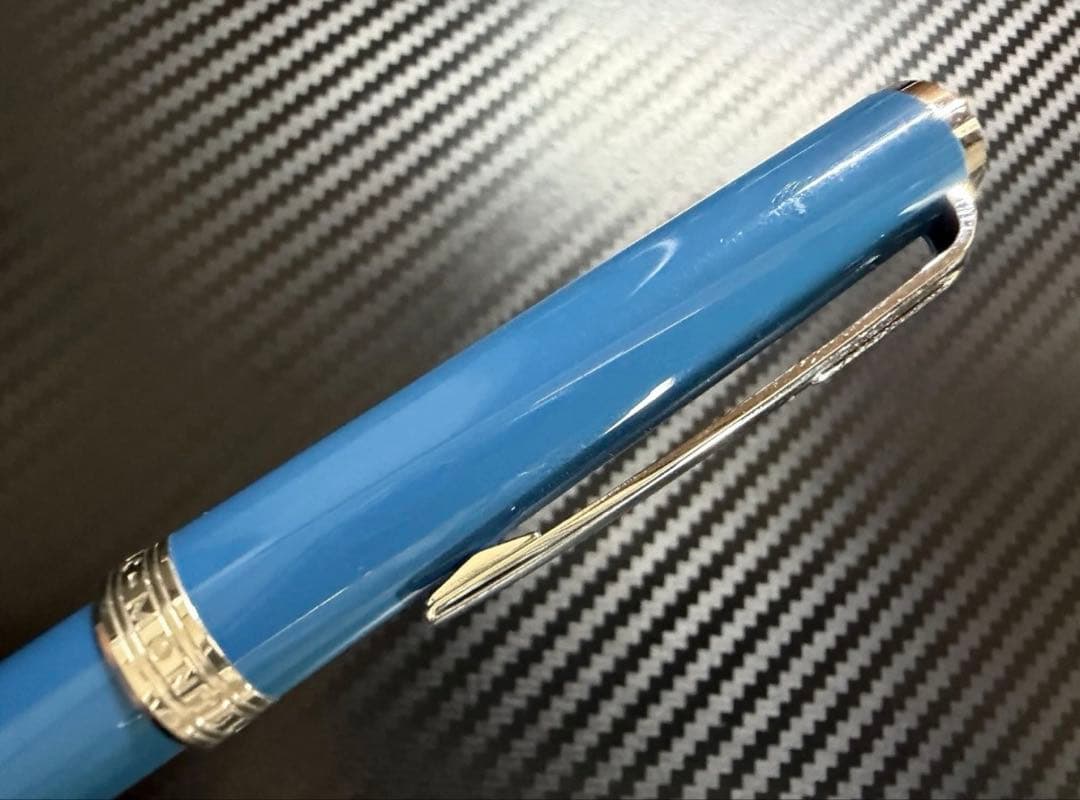 未使用に近い モンブラン PIX ボールペン ペトロールブルー