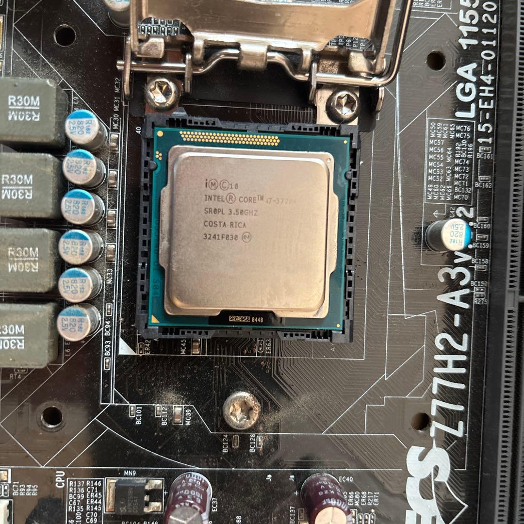 CPU Core i7-3770K + Z77 + DDR3 16GB