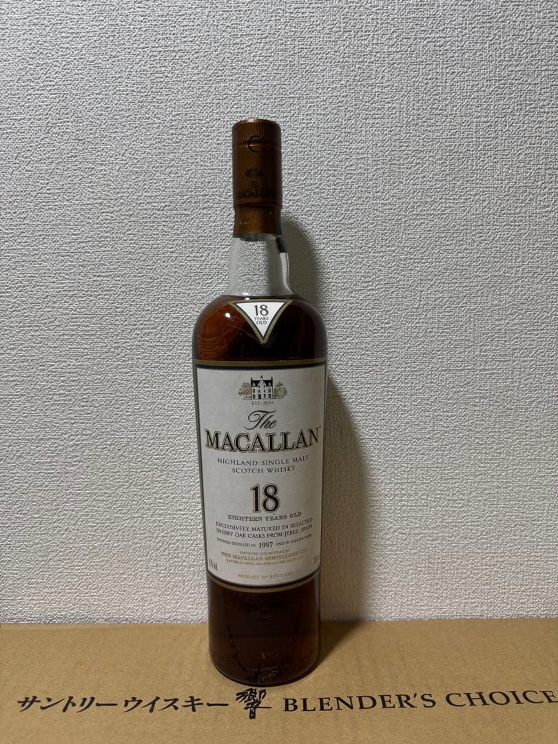 MACALLANマッカラン18年シェリーオークカスク 1997 43％700ml