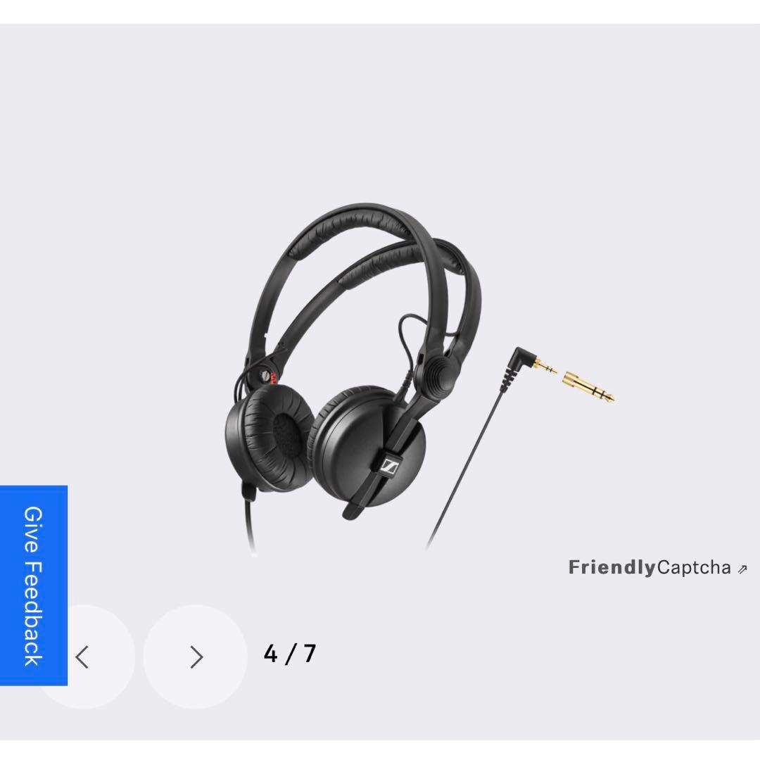 【未使用品】SENNHEISER（ゼンハイザー）HD25 BLACK