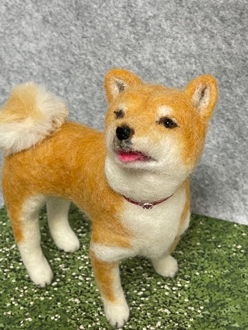 羊毛フェルト 柴犬