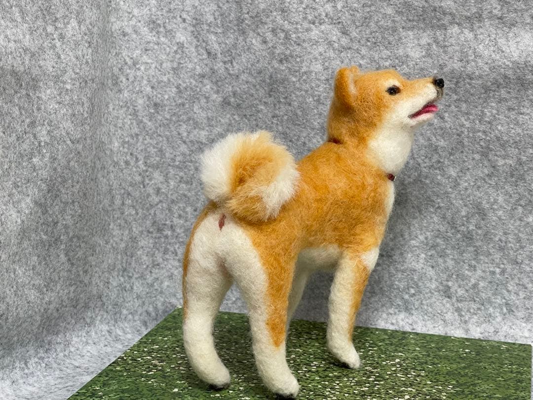 羊毛フェルト 柴犬