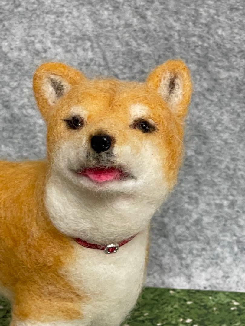 羊毛フェルト 柴犬