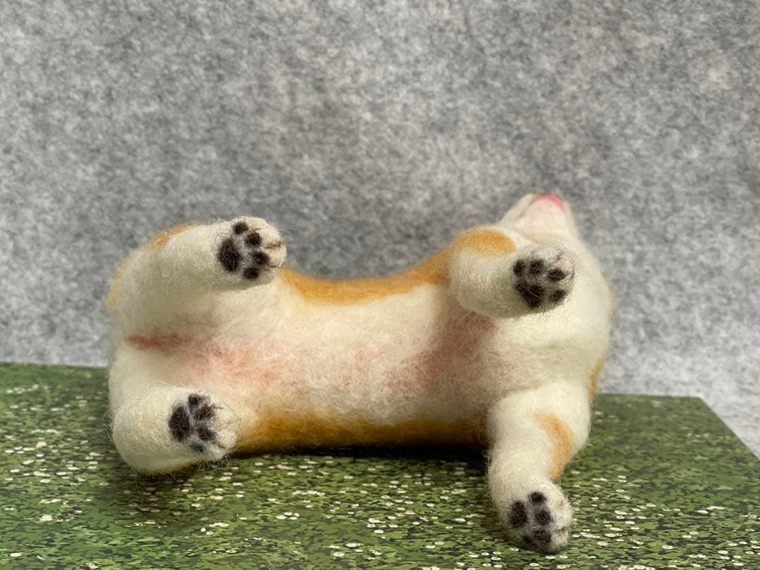 羊毛フェルト 柴犬
