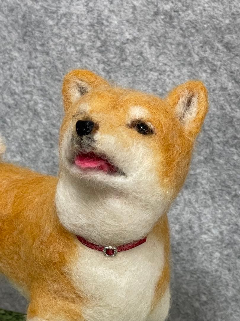 羊毛フェルト 柴犬