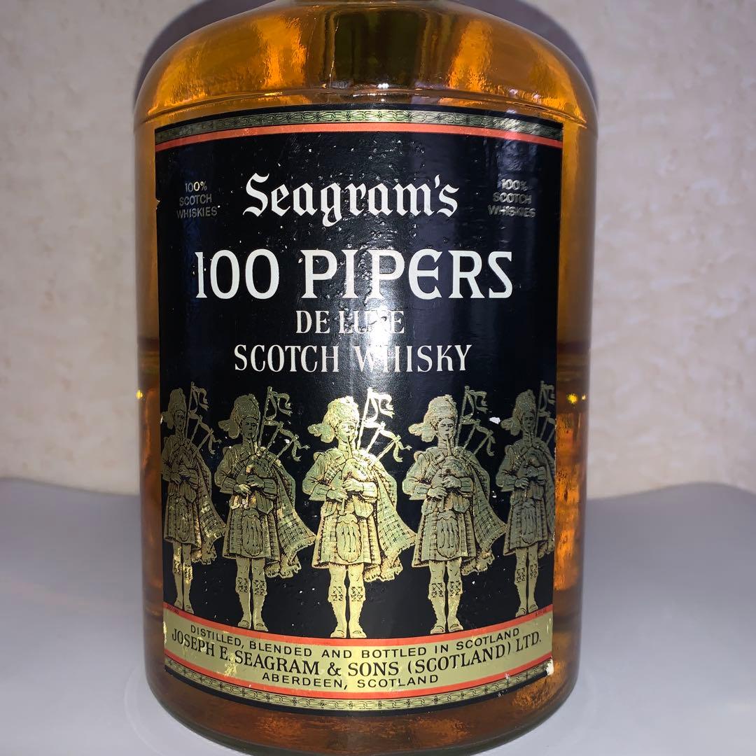 【希少1900mlボトル】【未開栓】古酒　Seagram's 100PIPERS