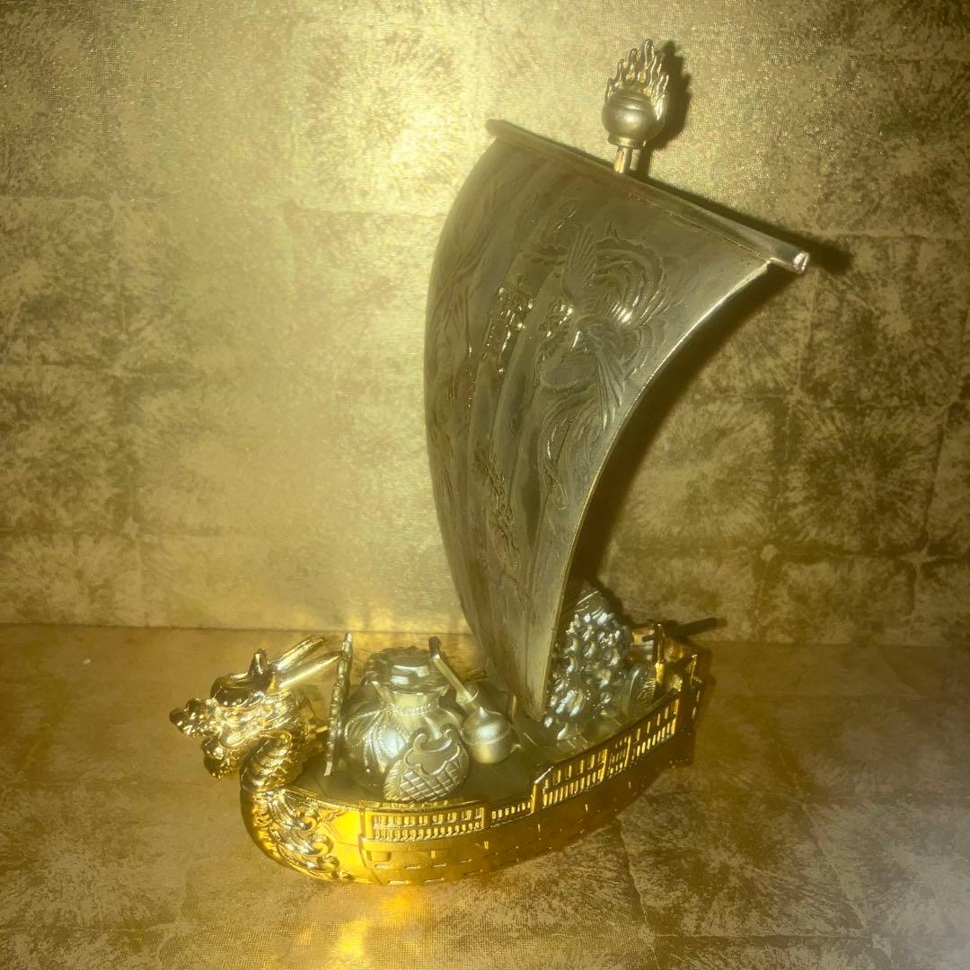 【特級呪物】龍神招財・黄金宝船（大判金貨満載）　縁起物　金運　開運　高額当選