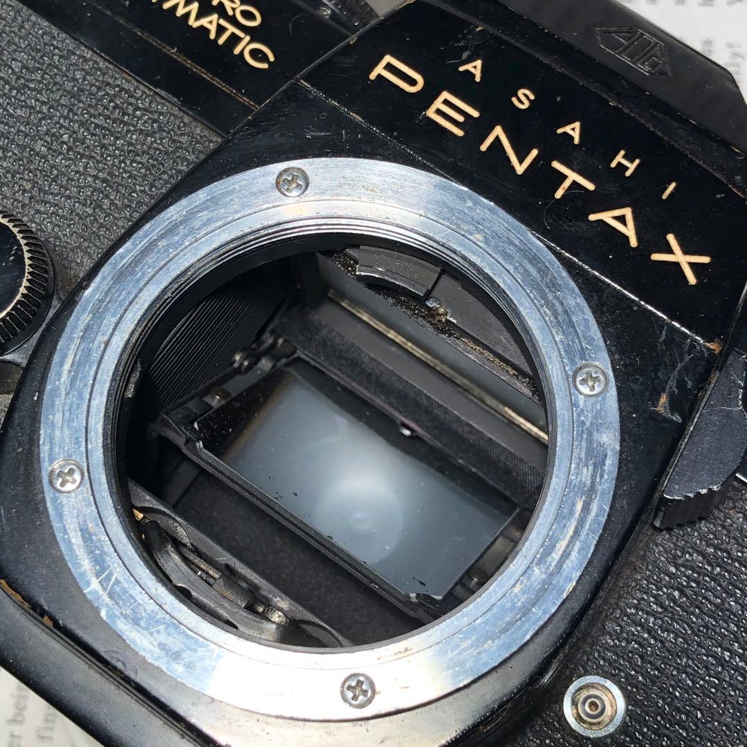 レア色ブラウン色ケース　茶色　PENTAX ES フィルムカメラ　BLACK 黒