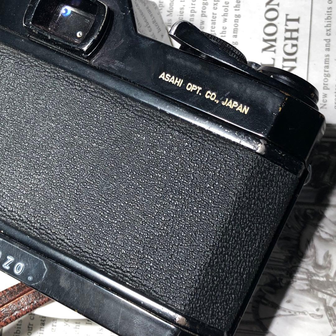 レア色ブラウン色ケース　茶色　PENTAX ES フィルムカメラ　BLACK 黒