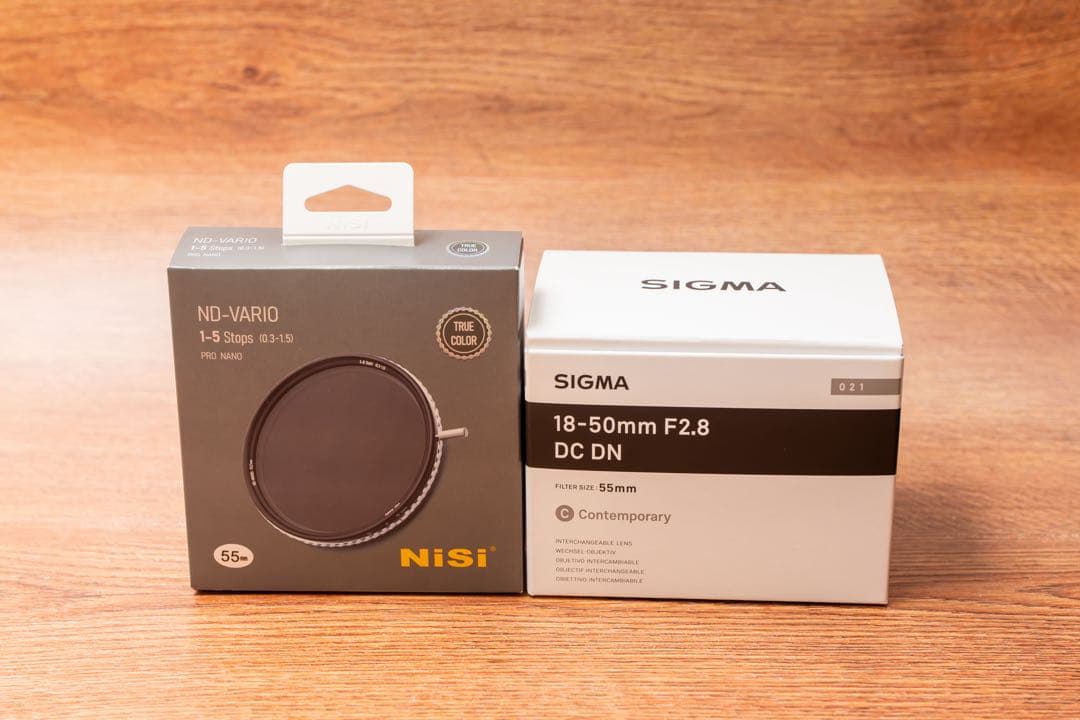 【美品】シグマ18-50mm F2.8 DC DN E ニシVND+ZXⅡ付