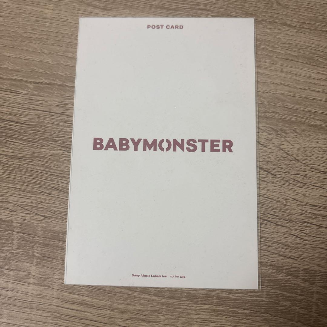 BABYMONSTER サイン入りポストカード