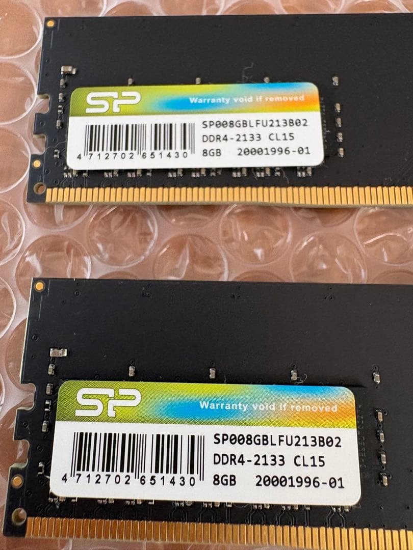 シリコンパワー　DDR4 2133 8GB×2 SiliconPower