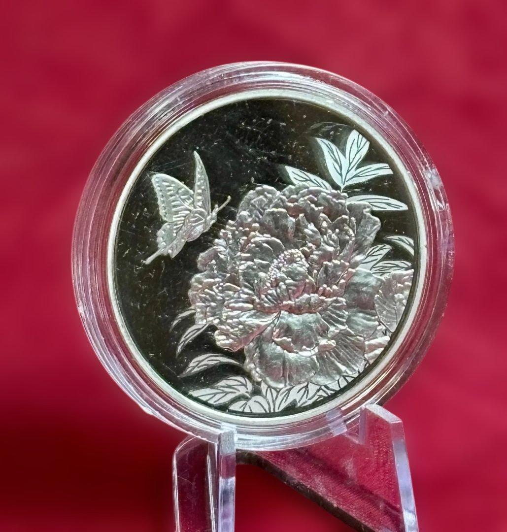 造幣局桜の通り抜けプルーフ貨幣セット中の 銀925メダル
