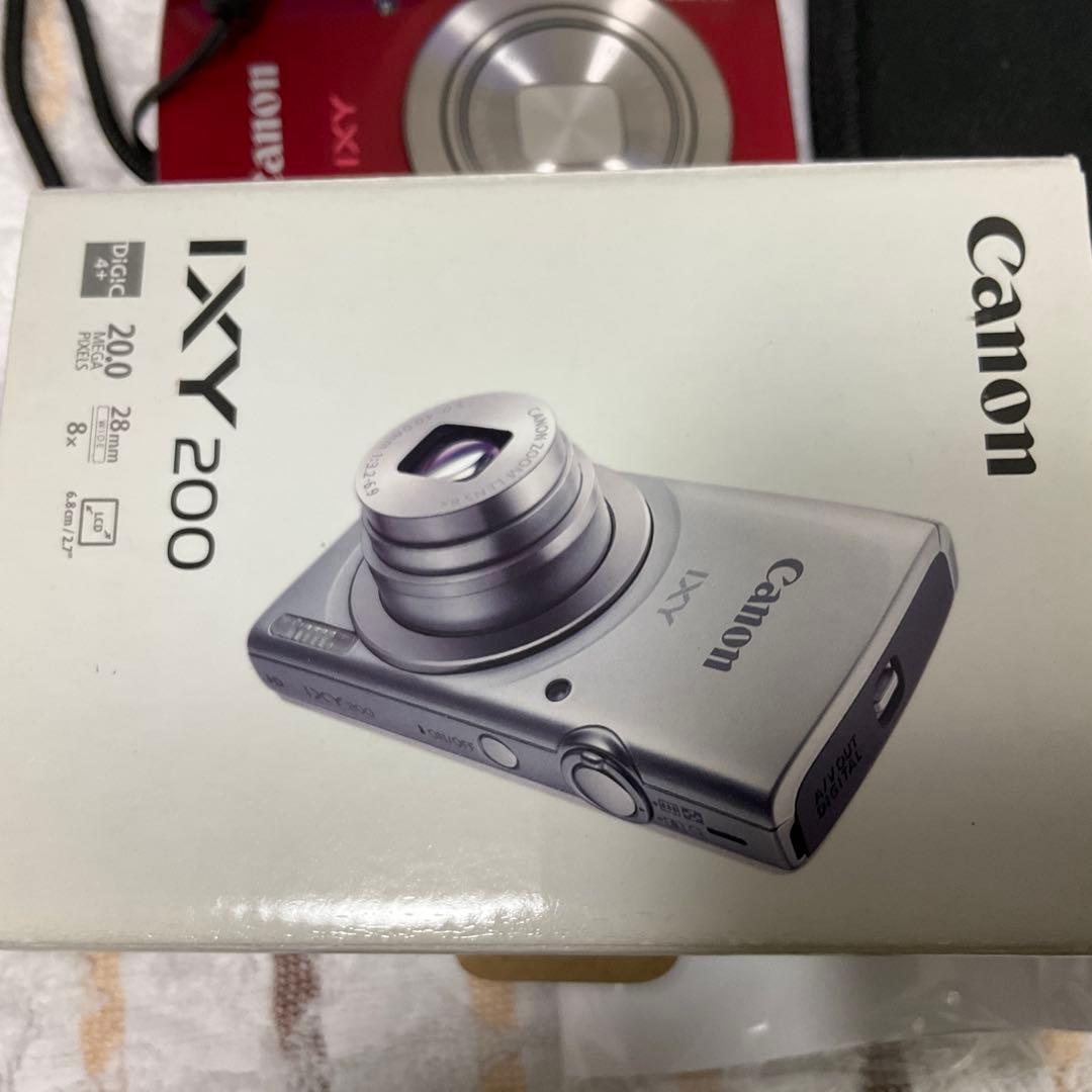 Canon IXY200 コンパクトデジタルカメラ レッド