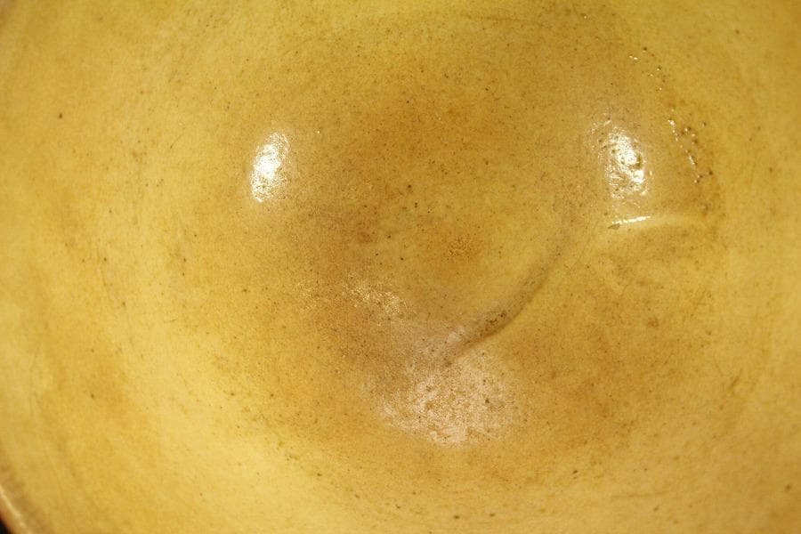 茶道具 李朝 柿の蔕茶碗 時代物 古美術(ZE807)