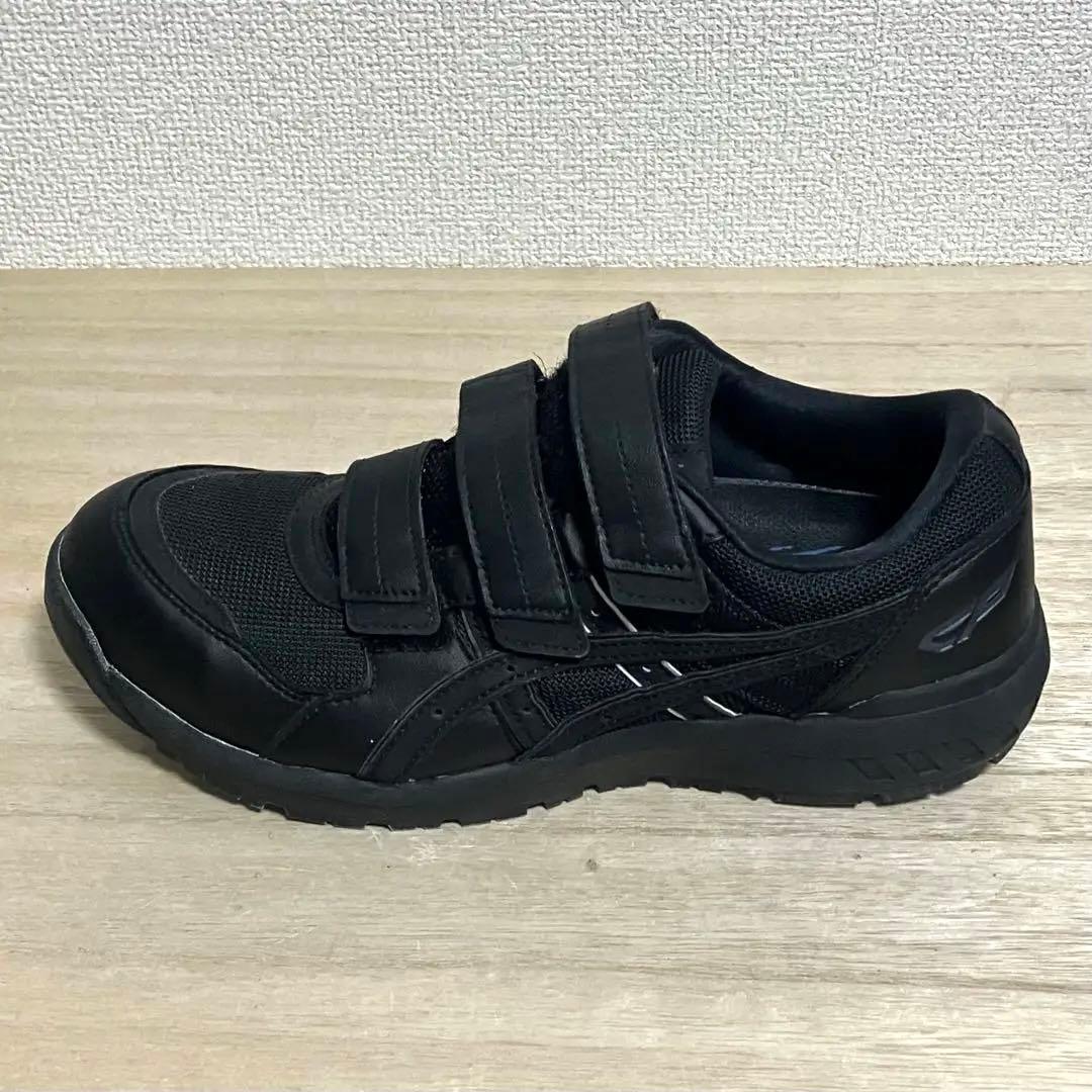 ASICS 安全靴 ウィンジョブ 2Eブラック ベルクロタイプ 25cm