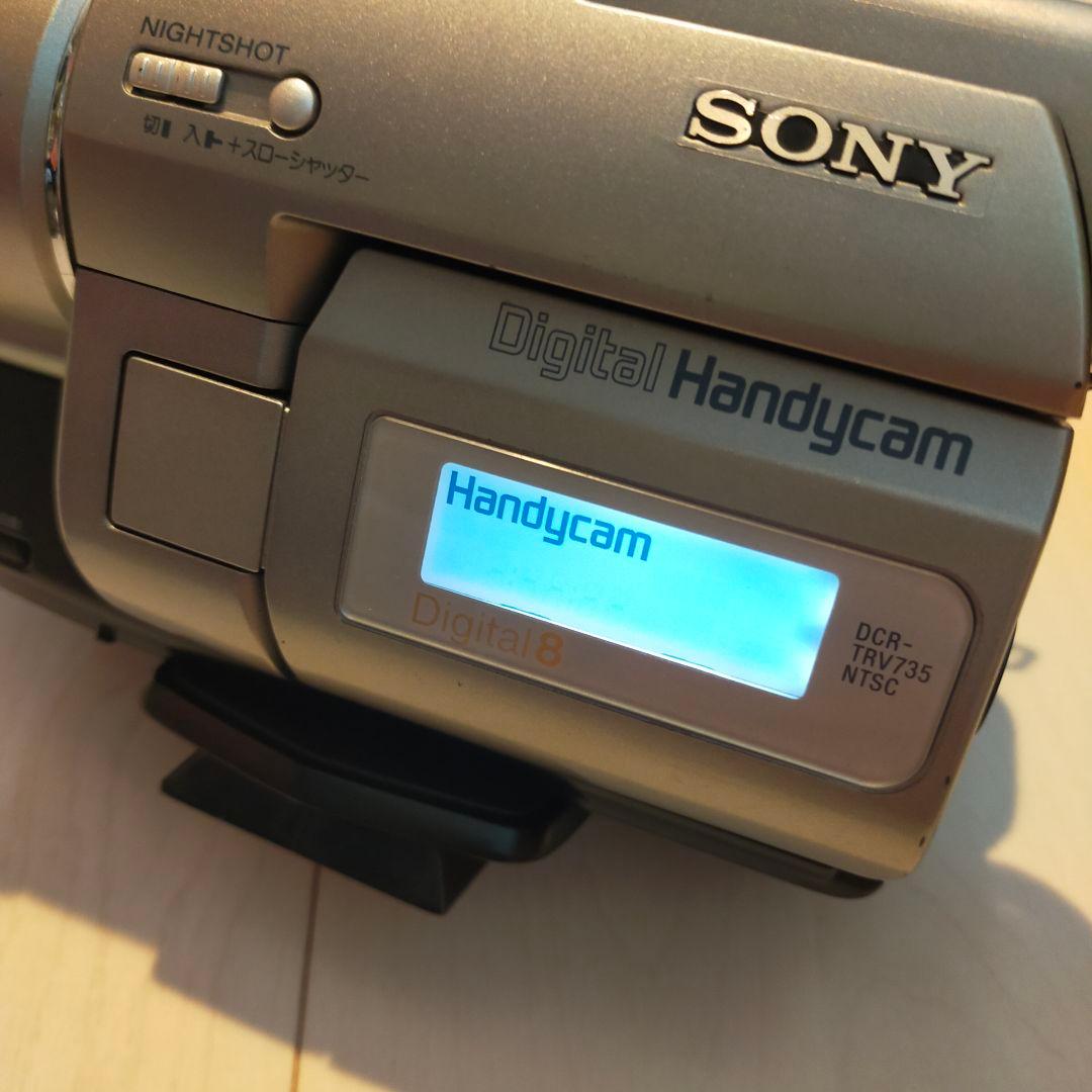 【ジャンク】SONY DCR-TRV735　8mm　ビデオカメラ　ハンディカム