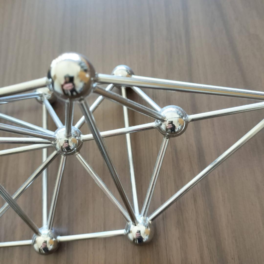 美品　模型　3Dカバラ　パドマ（ステンレス）　丸山先生開発