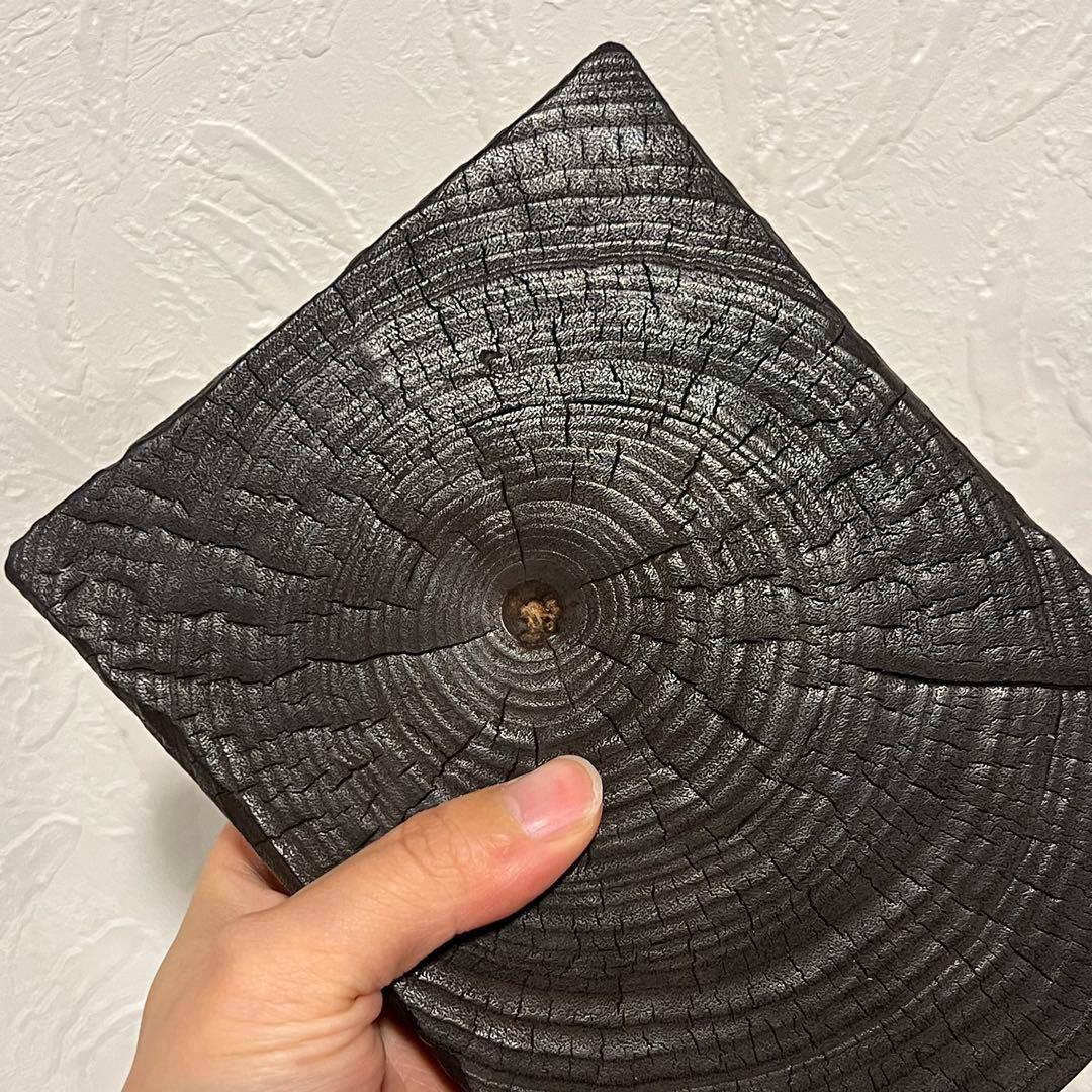 卓 花台 木製 香炉台 根卓 盆栽台 クスノキ18.8*14.2*6cm