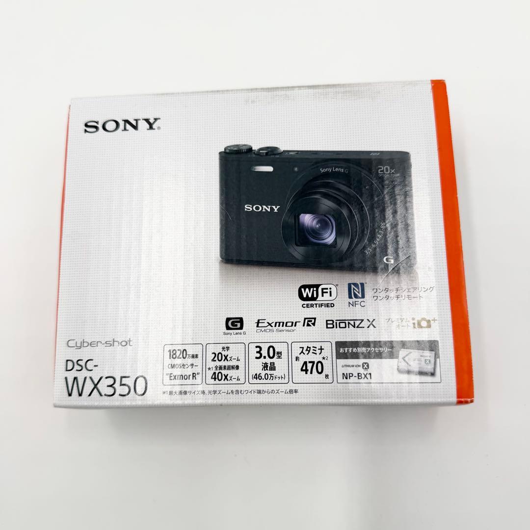 極美品 SONY Cyber−shot DSC−WX350(B)