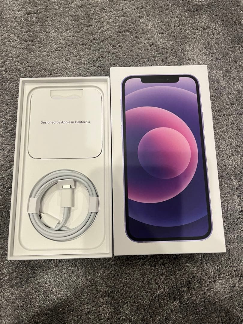 Apple iPhone 12 パープル 本体のみ（箱付き）