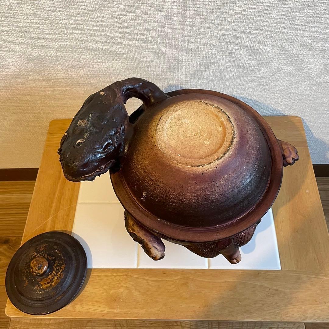 【古道具】✴︎たぬきの分福茶釜✴︎置物✴︎和の雰囲気◎