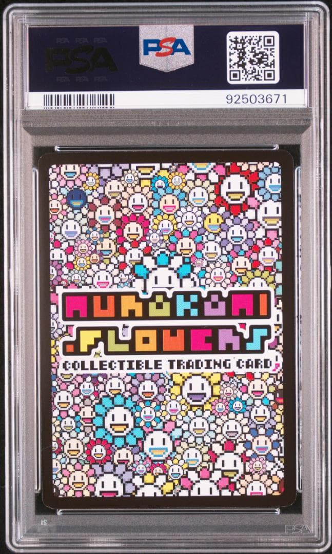 【PSA9】水面とドクロ顔 (日本語版/SR) 108フラワーズ　村上隆