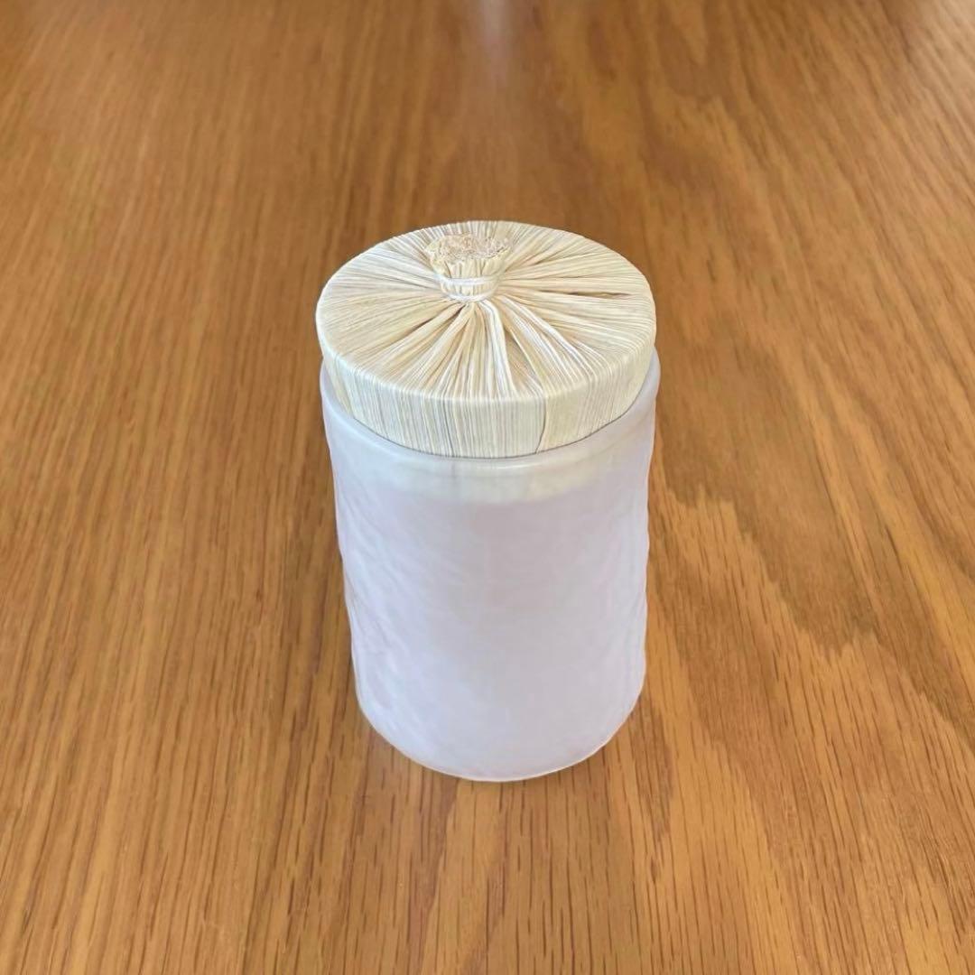 蓋付き すりガラス ケース