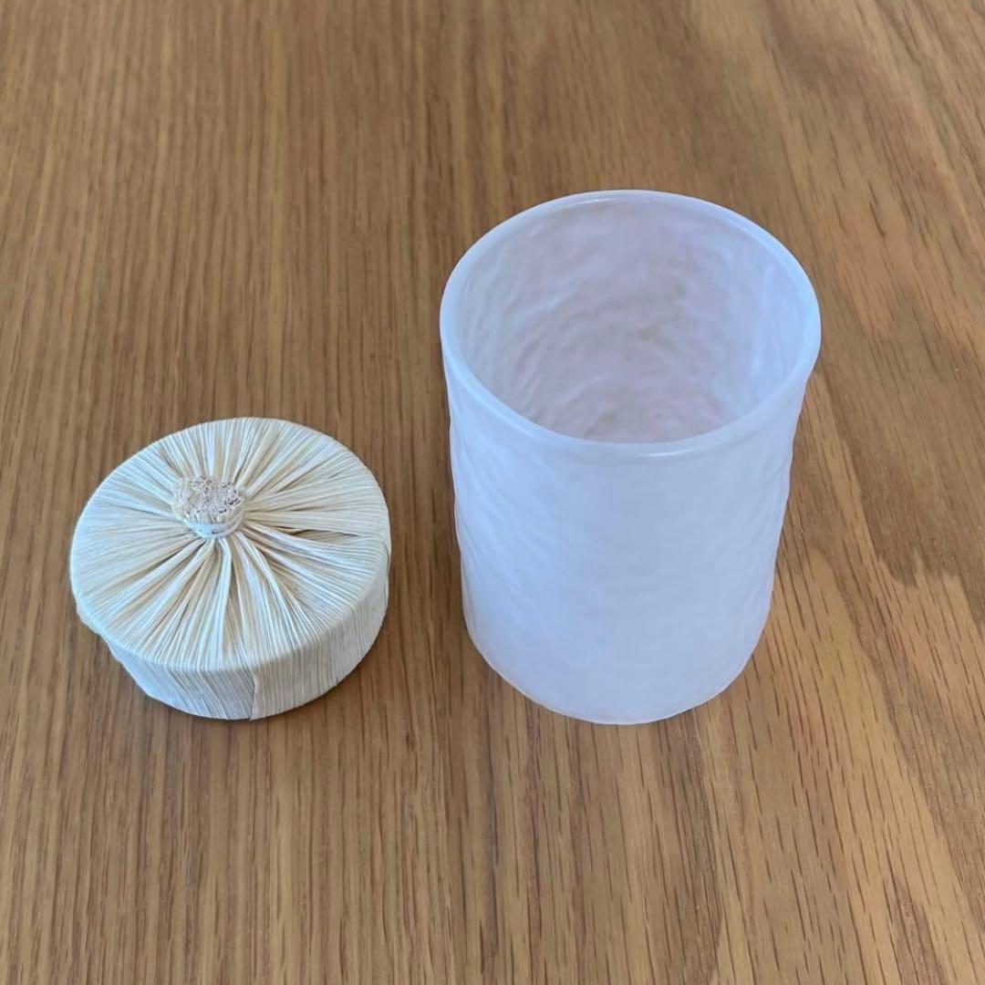蓋付き すりガラス ケース