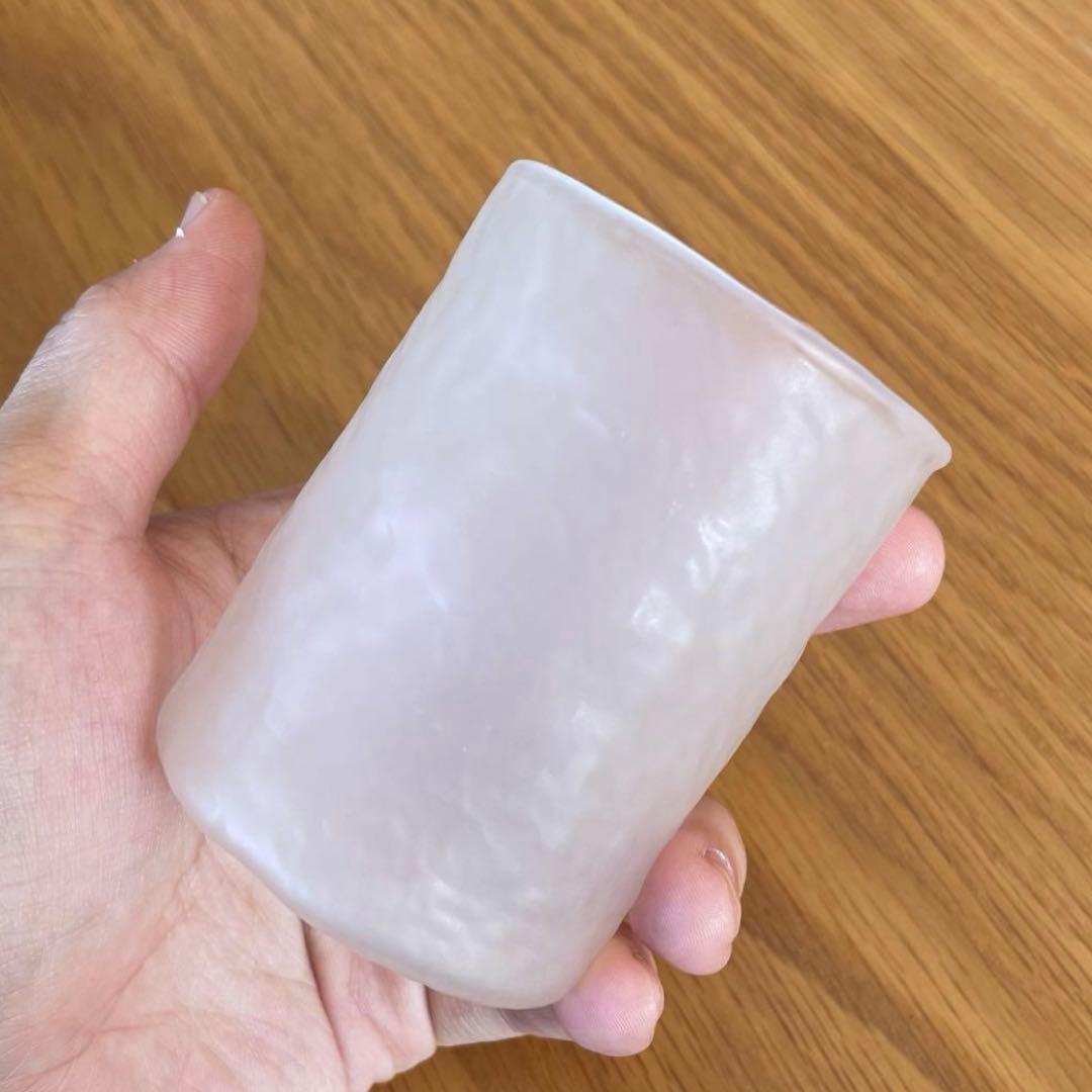 蓋付き すりガラス ケース