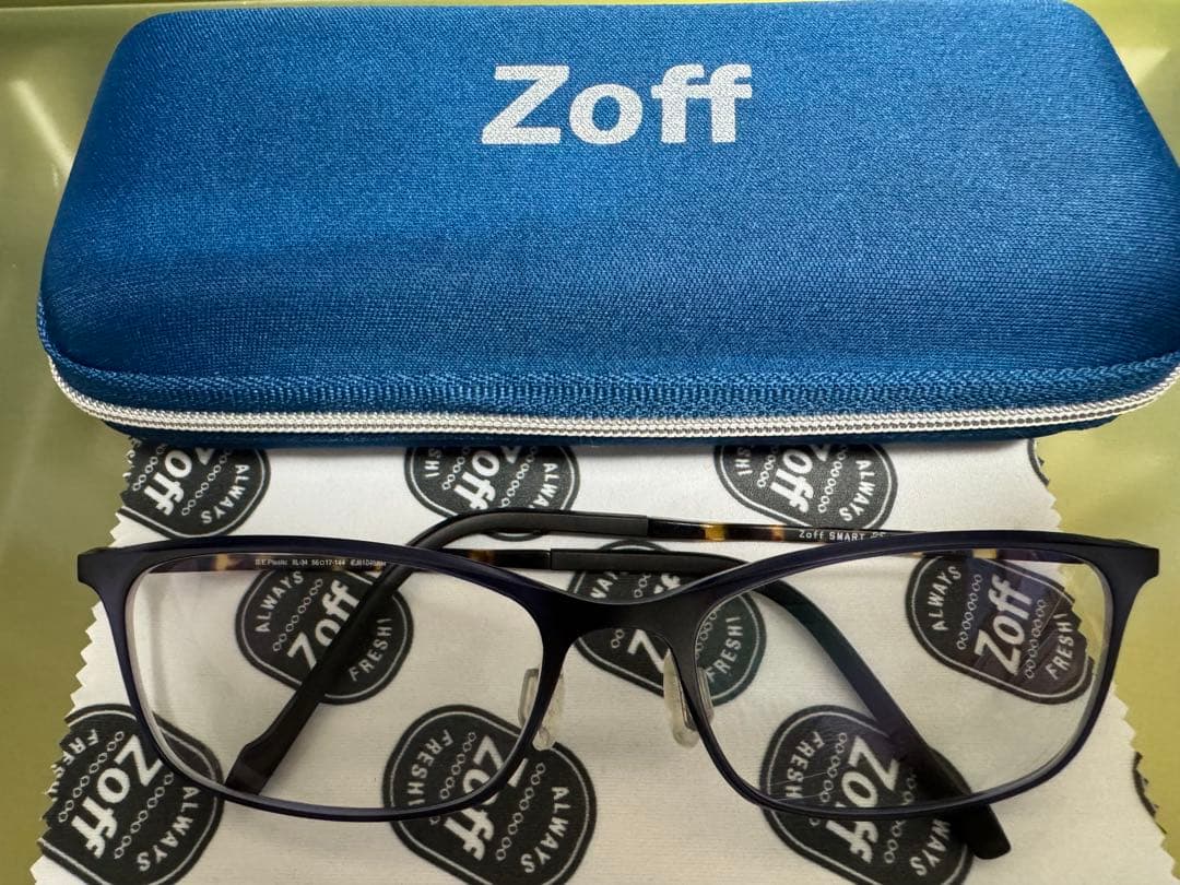✴︎美品✴︎ Zoff SMART オシャレなメガネ(度あり) 黒•茶