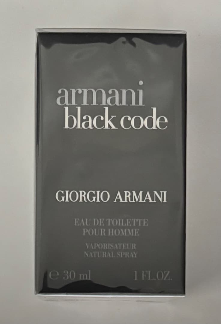 【新品未使用】ジョルジオアルマーニ ブラックコード プールオム 香水 30ml
