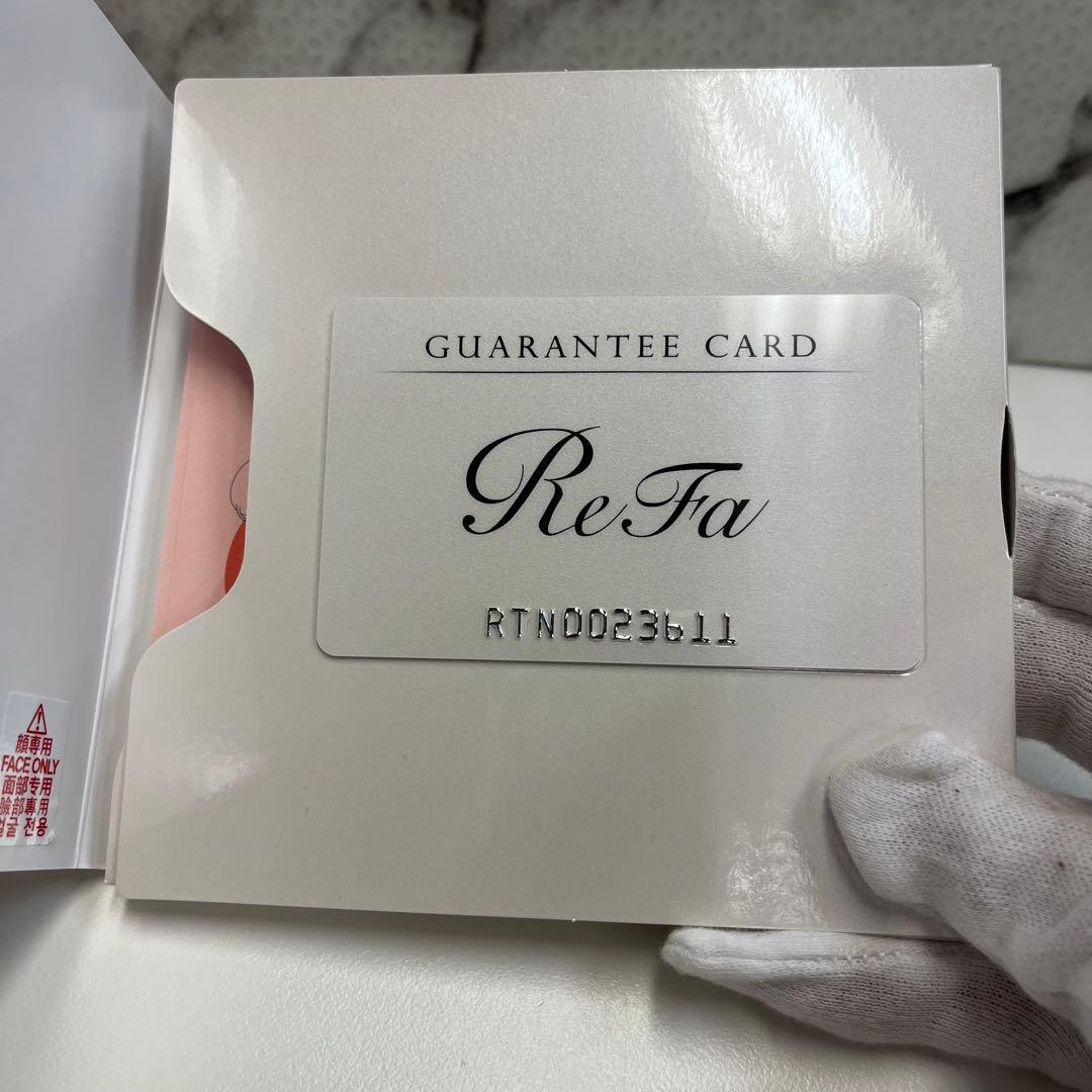 美品 美顔ローラー フェイス専用 ReFa RHYTHM ベージュウッド