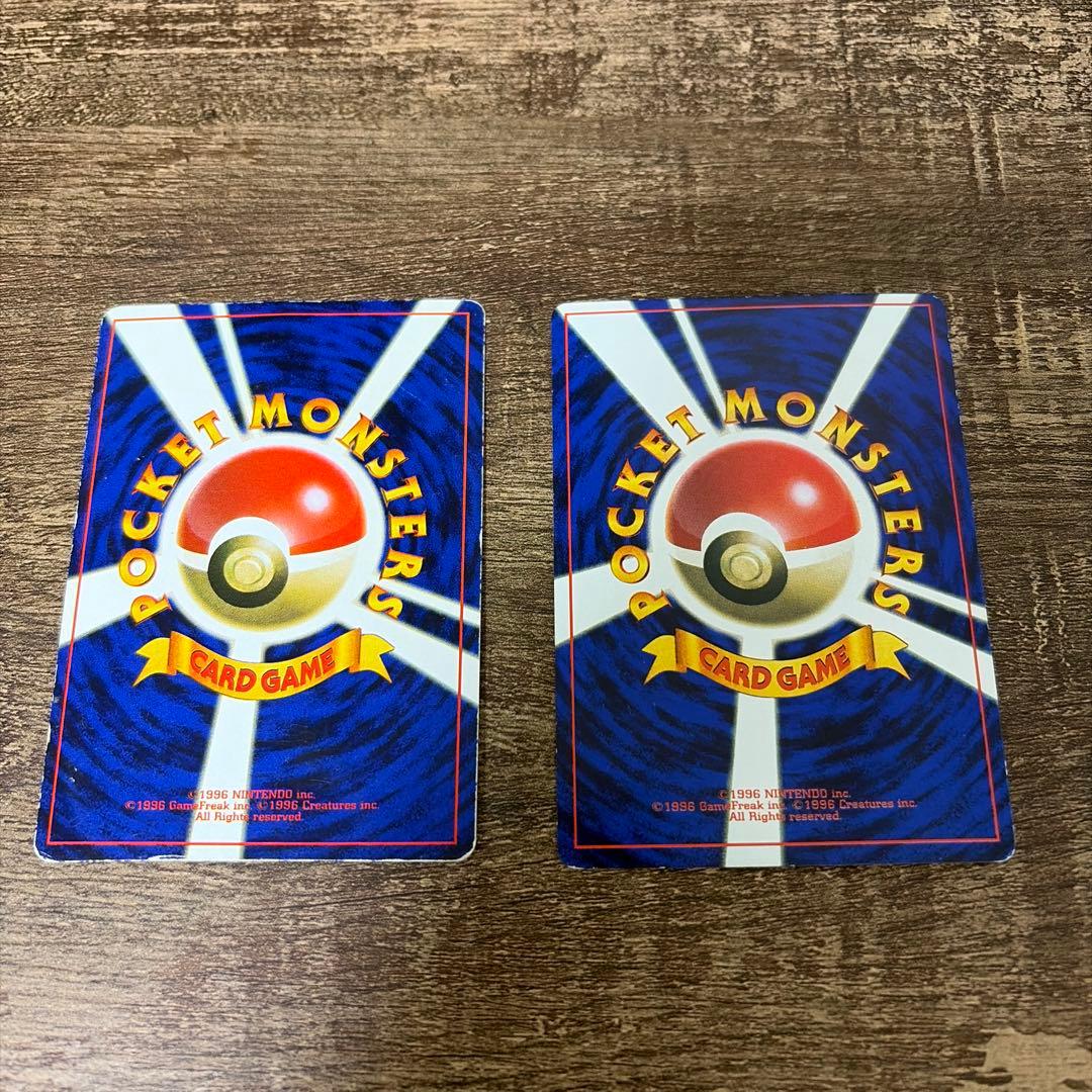 ポケモンカード　旧裏　ミュウ　ミュウツー　光沢あり