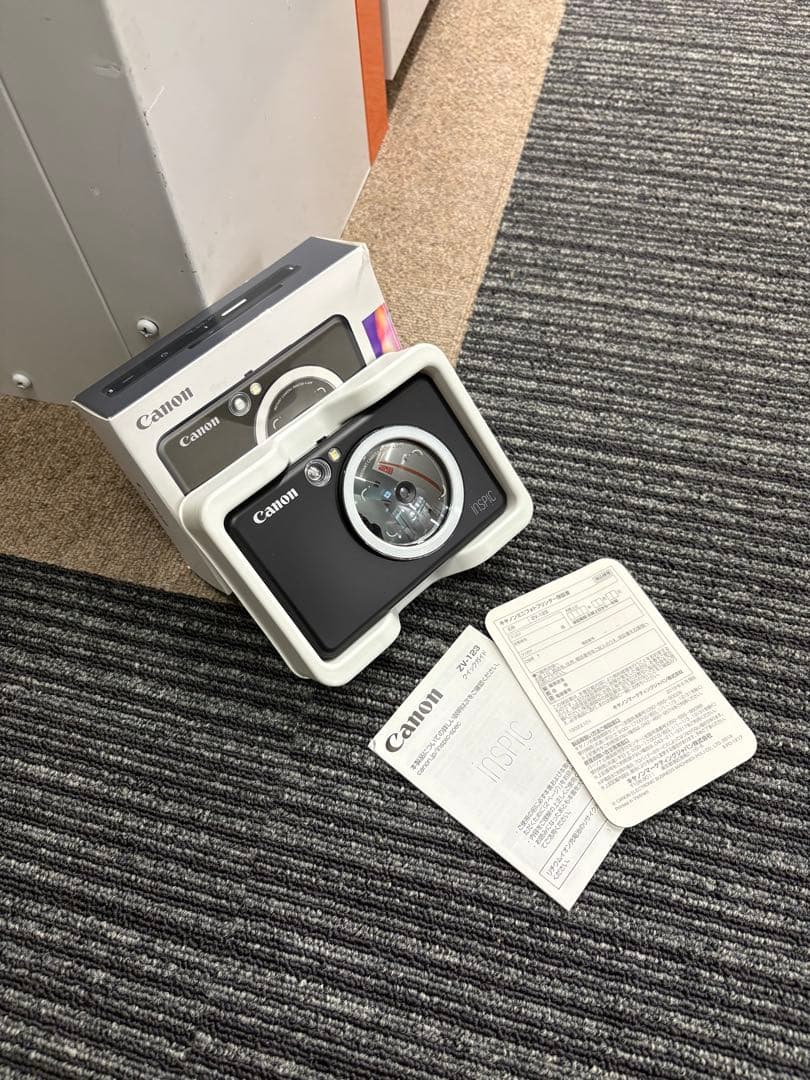 【極美品】Canon ZV-123-MBK インスタントカメラプリンター 純正品