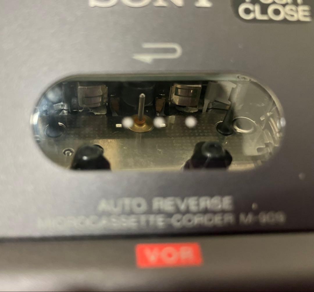 SONY マイクロカセットコーダー　M-909 made in JAPAN