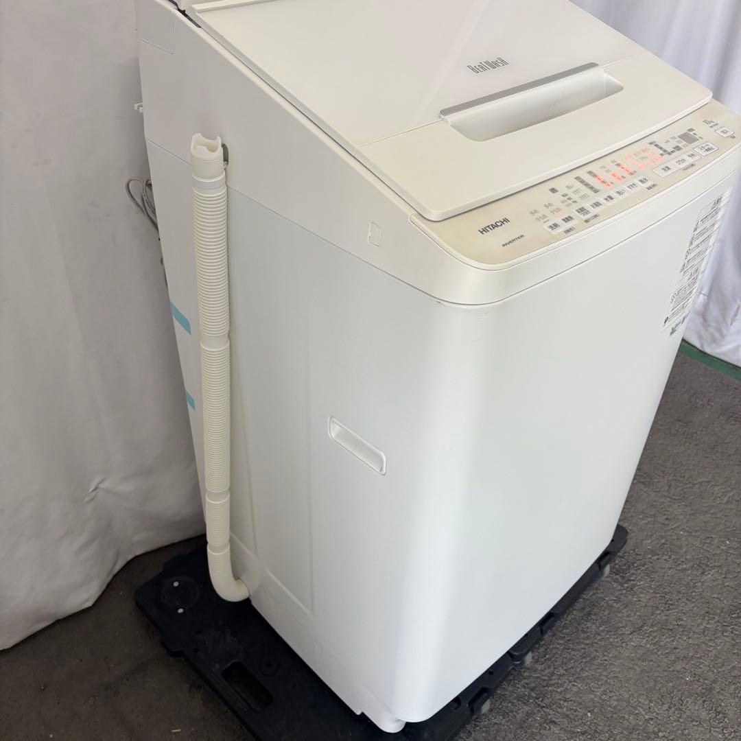 199❤️洗濯機　日立　10キロ　ビートウォッシュ　分解洗浄　綺麗　中古　設置無料