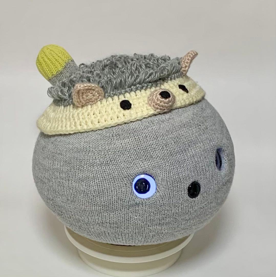 かばんだハリネズミ（グレー）あじさい（紫）たれ耳うさぎのボンネット（茶）