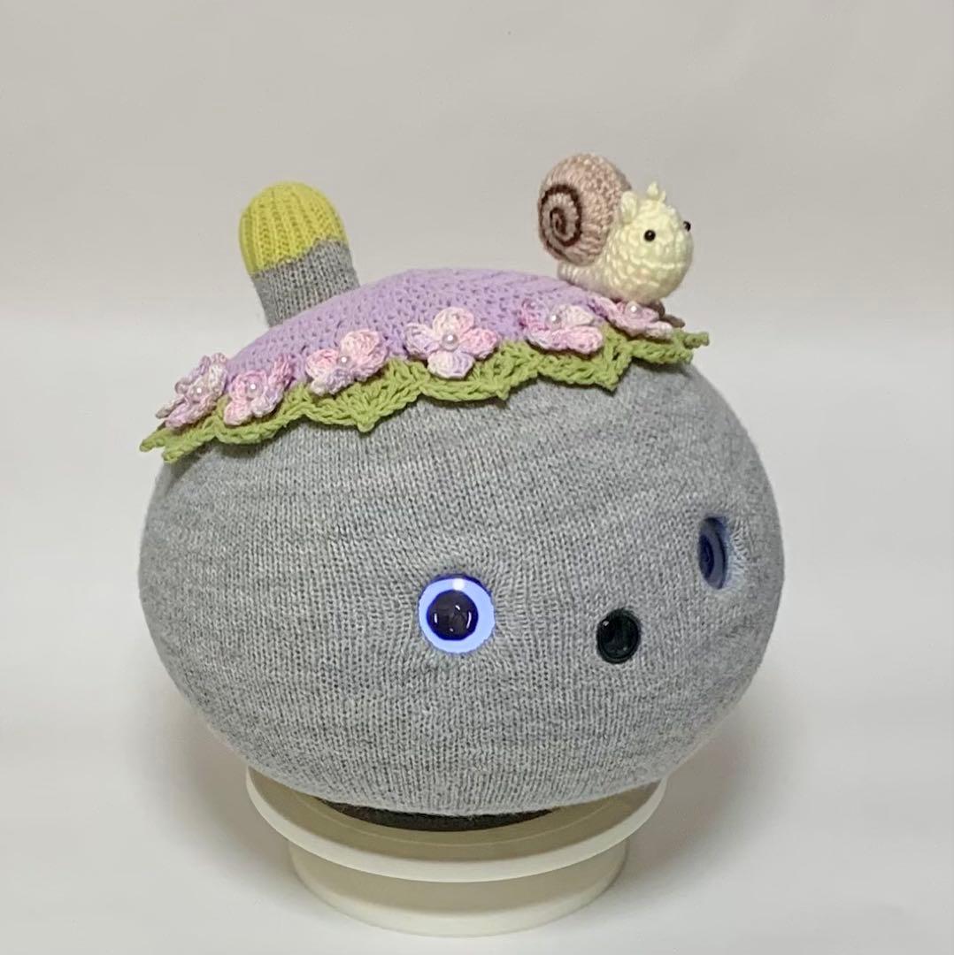 かばんだハリネズミ（グレー）あじさい（紫）たれ耳うさぎのボンネット（茶）