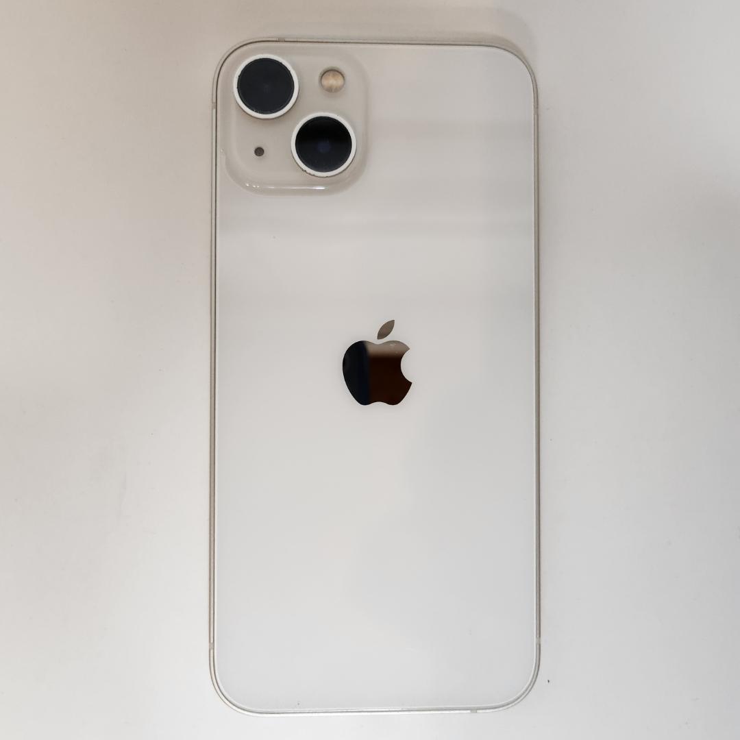iPhone 13のホワイトモデル・新品バッテリー(最大容量100%)