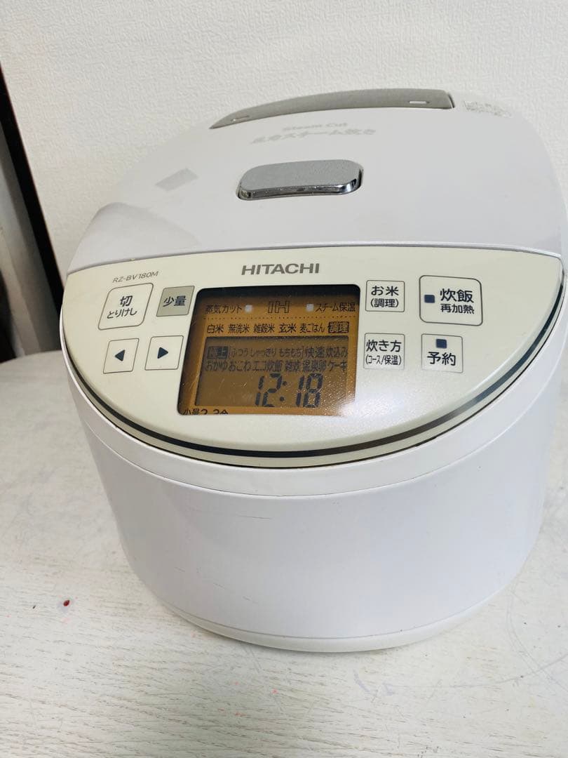 HITACHI 圧力IH炊飯器 RZ-BV180M（2018年製）