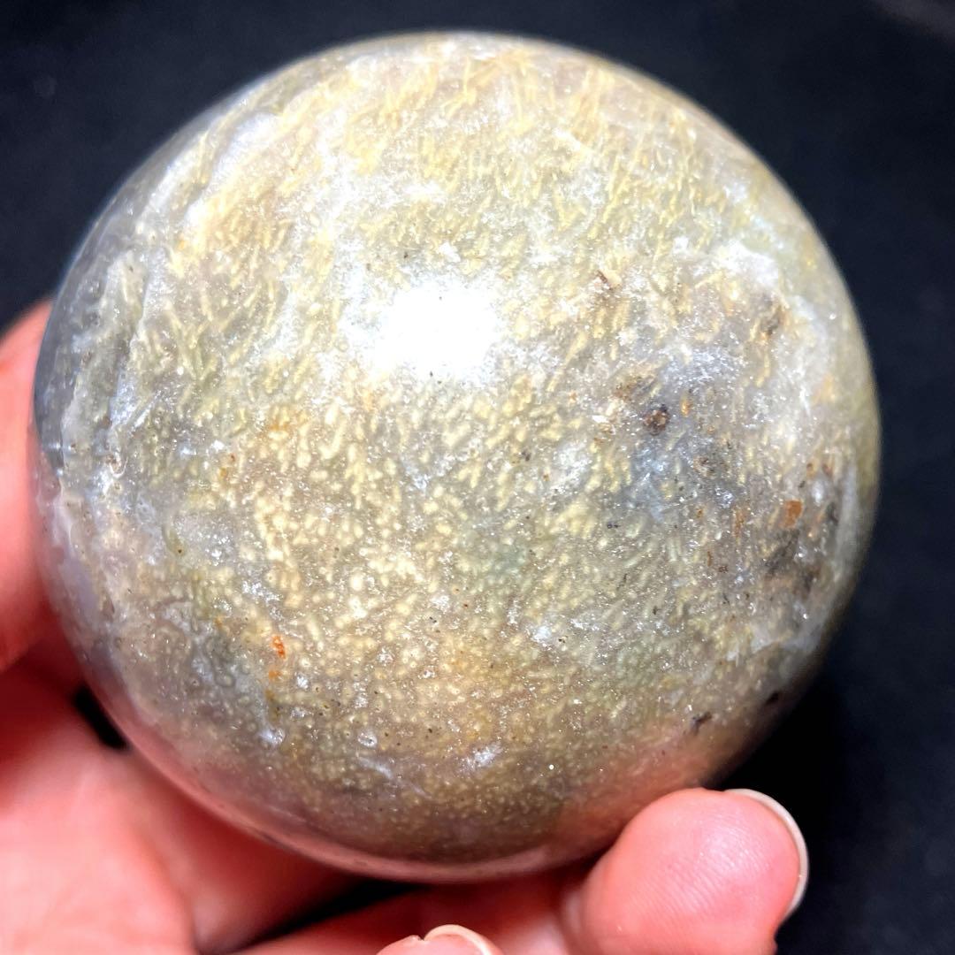 超大玉　60mm ゴールドルチルクォーツ　金針水晶　パワーストーン