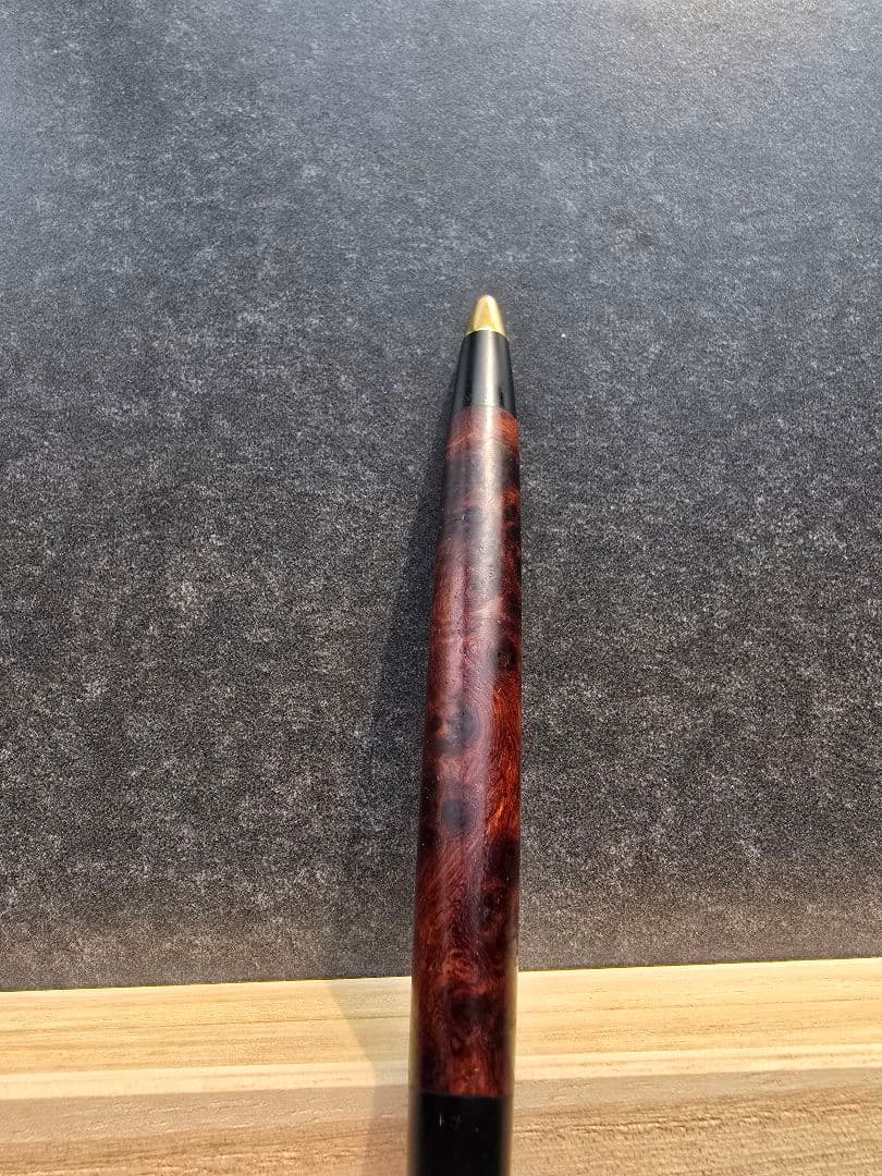 野原工芸 新型シャーペン 特上花梨瘤杢