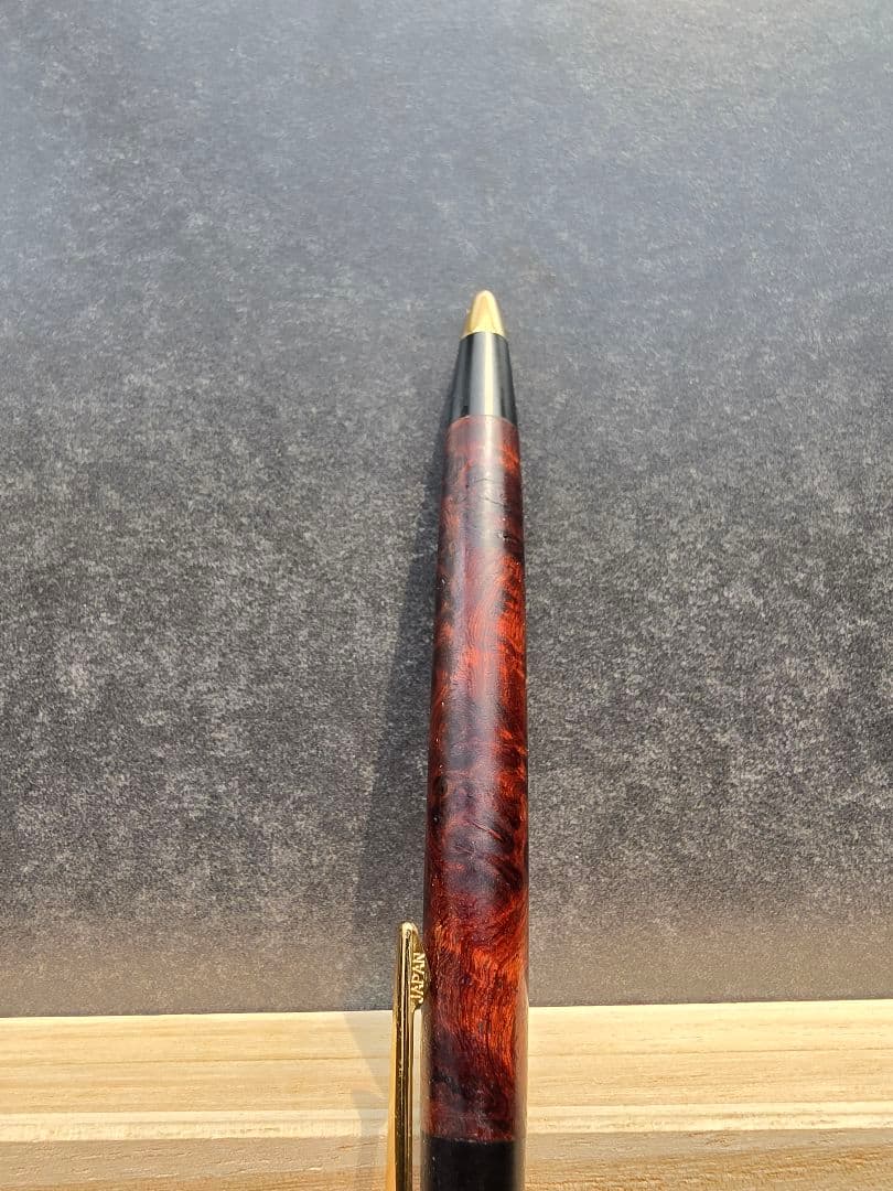 野原工芸 新型シャーペン 特上花梨瘤杢