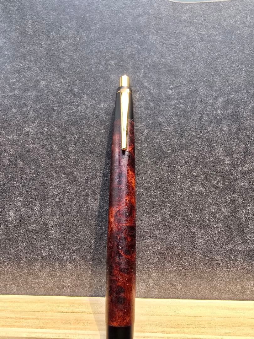 野原工芸 新型シャーペン 特上花梨瘤杢